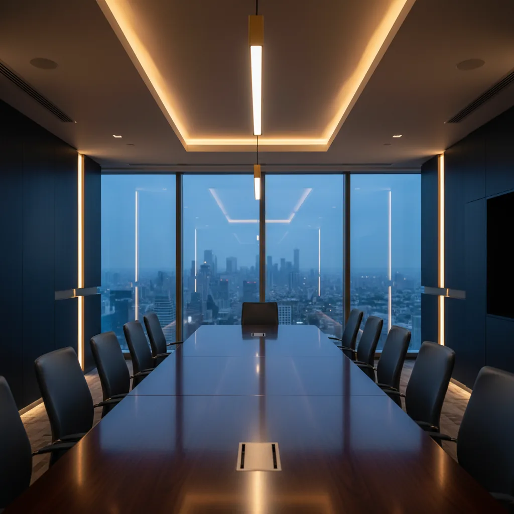 Modern boardroom — independent insolvency guidance, working for the business owner since 1988